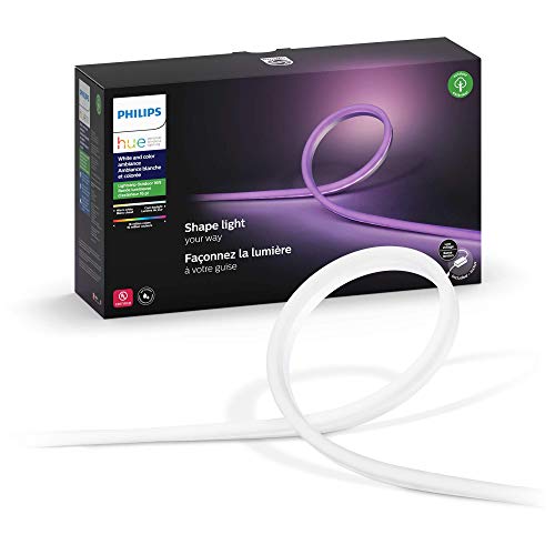 Book Cover Philips Hue White & Color Ambiance Outdoor LightStrip 5m/16ft (Requires Hue Hub, Works with Amazon Alexa Apple HomeKit and Google Assistant)
