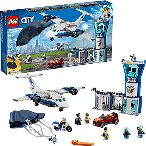 Book Cover LEGO City Sky Police Air Base 60210 Building Kit (529 Pieces)