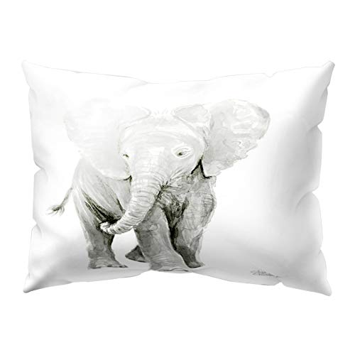 meiyuan Smart Elephant Throw Cushion Cover Pillow Case Home Cafe Sofa Bed Decor 1#