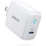 Book Cover USB C 18W Power Delivery Charger, Anker PowerPort PD 1 USB-C Wall Charger, Ultra Compact with LED Indicator, Foldable Plug for iPhone Xs/Max/XR, iPad Pro 2018, Pixel 3/2/XL, Galaxy S9/S8, and More
