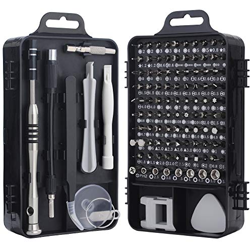 Precision Screwdriver Set Magnetic, Professional 110 in 1 Screw Driver Tools Sets with Case, PC Repair Tool Kit for Mobile Phone/Tablet/Computer/Watch/Camera/Eyeglasses/Other Electronic Devices