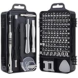 Precision Screwdriver Set Magnetic, Professional 110 in 1 Screw Driver Tools Sets with Case, PC Repair Tool Kit for Mobile Phone/Tablet/Computer/Watch/Camera/Eyeglasses/Other Electronic Devices
