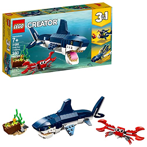 Book Cover LEGO Creator 3in1 Deep Sea Creatures 31088 Building Kit , New 2019 (230 Piece)