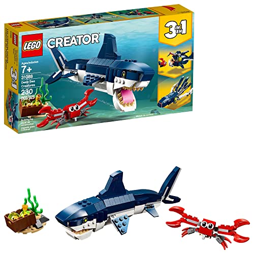 LEGO Creator 3in1 Deep Sea Creatures 31088 Building Kit , New 2019 (230 Piece)