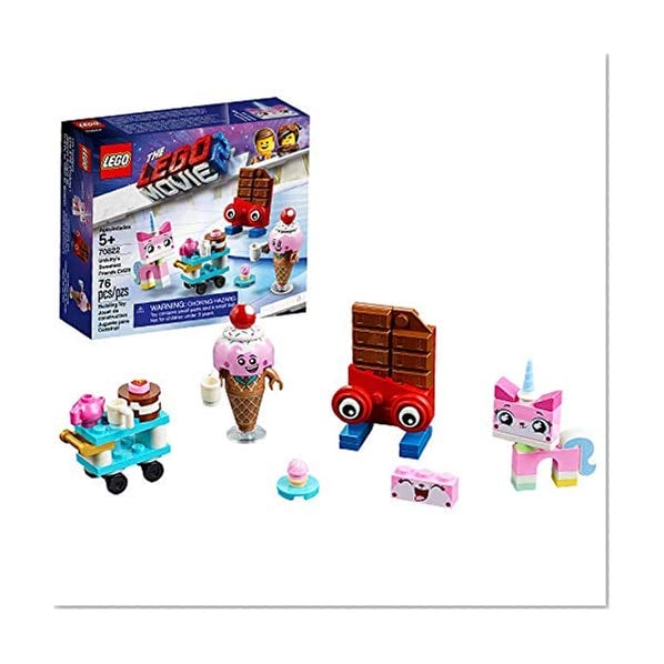 Book Cover LEGO The LEGO Movie 2 Unikitty’s Sweetest Friends EVER! 70822 Pretend Play Food and Friends Building Kit for Girls and Boys, Unikitty LEGO Set, New 2019 (76 Piece)