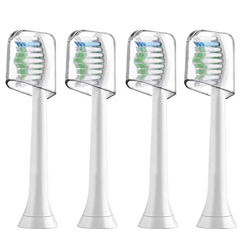Replacement Toothbrush Brush Heads Independent Vacuum Packaging Replacement for Sonicare DiamondClean Standard Sonic Toothbrush Heads 4 Pack