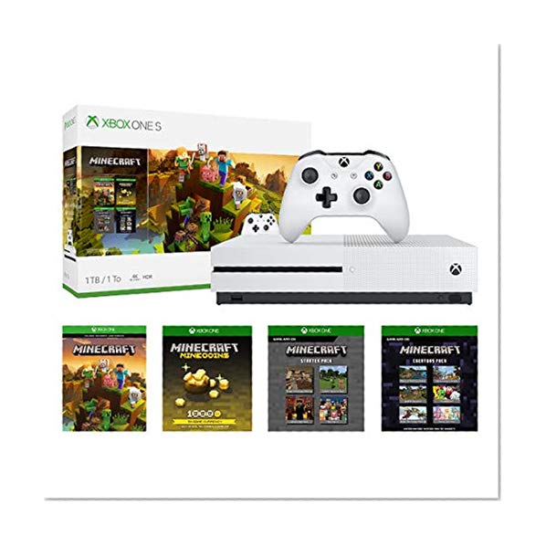 Book Cover Xbox One S 1TB Console - Minecraft Creators Bundle (Discontinued)