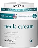 Baebody Neck Cream - Helps Fights the Appearance of Wrinkles. Lifting Moisturizer for Neck, Décolleté & Chest with AHAs, CoQ10, Glycolic Acid and Green Tea- 1.7 fl oz.