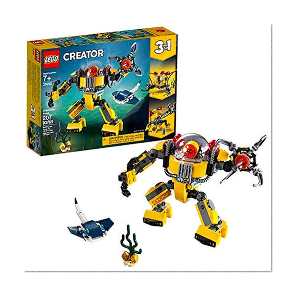 Book Cover LEGO Creator 3in1 Underwater Robot 31090 Building Kit , New 2019 (207 Piece)