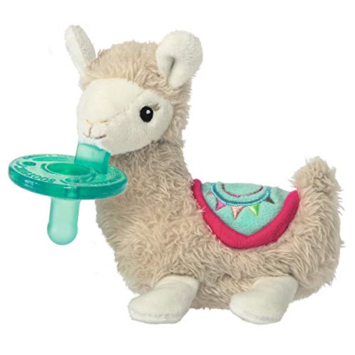 Book Cover Mary Meyer WubbaNub Soft Toy and Infant Pacifier, Lily Llama