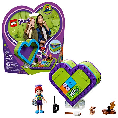 LEGO Friends Mia’s Heart Box 41358 Building Kit (83 Pieces) (Discontinued by Manufacturer)