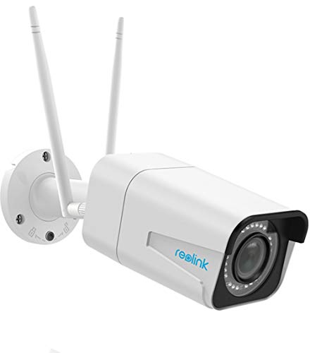 Reolink RLC-511W 5MP Outdoor Security Camera, 4X Optical Zoom Wireless Home Security Camera, IP66 Waterproof Night Vision Surveillance System with Dual Band 2.4/5 GHz WiFi, Motion Detection