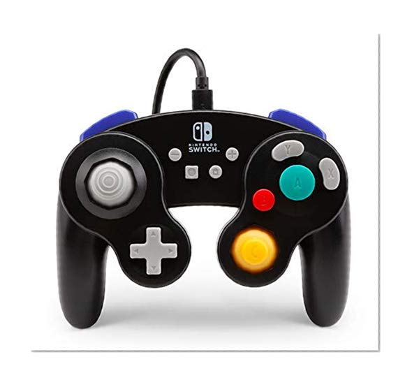 Book Cover PowerA Wired Controller for Nintendo Switch - GameCube Style: Black - Nintendo Switch