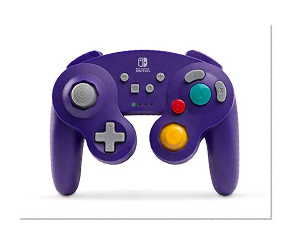 Book Cover PowerA Wireless Controller for Nintendo Switch - GameCube Style Purple - Nintendo Switch