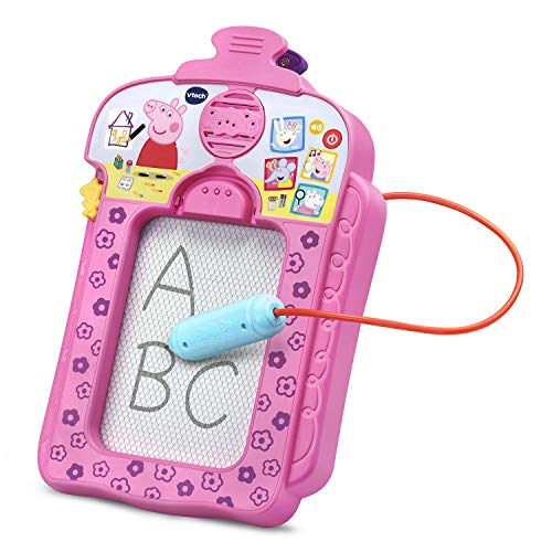 VTech Peppa Pig Scribbles and Sounds Doodle Board, Pink