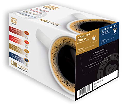 Dolche Coffee 100 Count K Cups (4 Flavor Variety Pack)