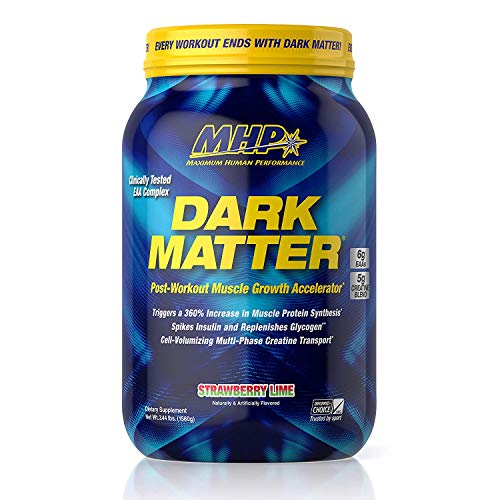 MHP Dark Matter Post Workout, Multi Phase Creatine, Waxy Maize Carbohydrate, 6g EAAs, Strawberry Lime, 20 Servings