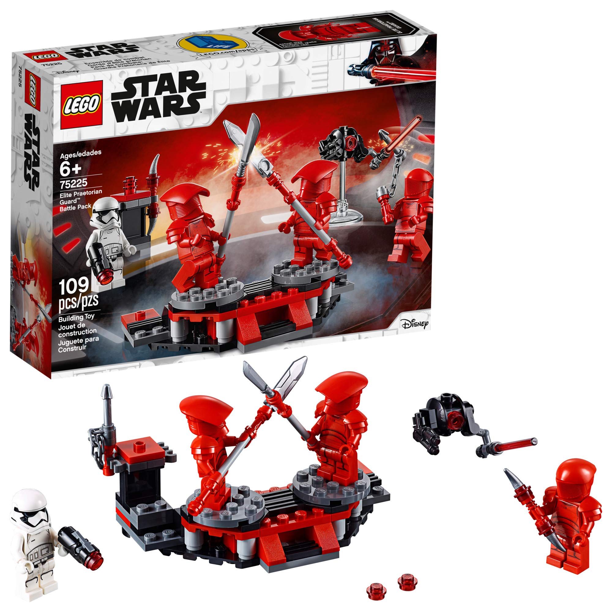 Book Cover LEGO Star Wars: The Last Jedi Elite Praetorian Guard Battle Pack 75225 Building Kit (109 Pieces) (Discontinued by Manufacturer)