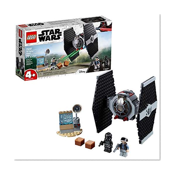Book Cover LEGO Star Wars TIE Fighter Attack 75237 4+ Building Kit, New 2019 (77 Pieces)