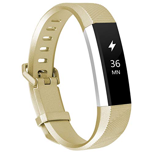 Book Cover POY Compatible Bands Replacement for Fitbit Alta/Fitbit Alta HR, Adjustable Sport Wristbands for Women Men