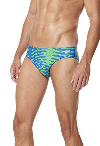 Speedo Men's Swimsuit Brief ProLT Printed Team Colors