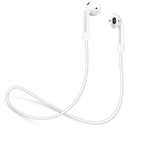 innoGadgets Strap for Apple AirPods | Smart Accessory â€“ Never Lose Your AirPod | Connector Wire Cable Cord for AirPods | White - 22 inches