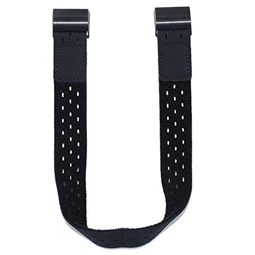 B-Great Breathable Hook Loop Armband Compatible with Fitbit Charge 2 Fitness Tracker (Black)