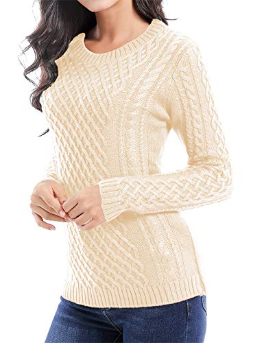 v28 Women Crew Neck Korea Knit Stretchable Elasticity Long Sleeve Sweater Jumper
