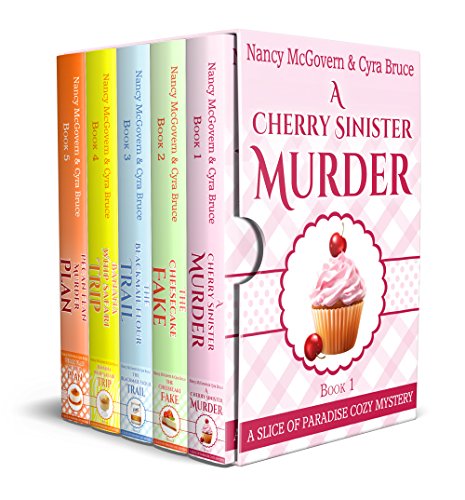 Book Cover Slice of Paradise Cozy Mysteries, The Complete Series Box Set: With All 5 Books & All 5 Recipes from the series Plus a Bonus Prequel