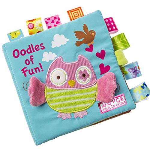 Book Cover SUNEN Baby Soft Book Cloth Book Crinkle Books for Babies, Touch and Feel Books for 1 Year Old Infants Early Education Toys, Fabric Tactile Baby Books for ToddlerÂ Newborn Boy & Girl Best Gift