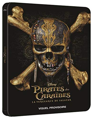 pirates des caraibes la vengeance de salazar steelbook blu ray zone B en 3d et 2d + bonus