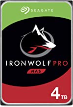 Seagate IronWolf Pro 4TB NAS Internal Hard Drive HDD - 3.5 Inch SATA 6Gb/s 7200 RPM 128MB Cache for RAID Network Attached Storage, Data Recovery Service - Frustration Free Packaging (ST4000NEZ025)