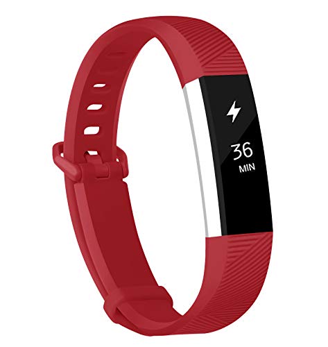 Fundro Replacement Bands Compatible with Fitbit Alta and Fitbit Alta HR, Newest Sport Strap with Secure Metal Buckle Wristband