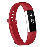 Fundro Replacement Bands Compatible with Fitbit Alta and Fitbit Alta HR, Newest Sport Strap with Secure Metal Buckle Wristband