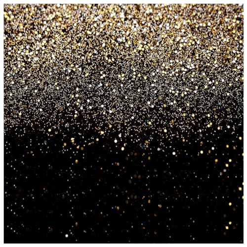 WOLADA 10X10ft Glitter Backdrop Gold Spots Bokeh Photo Backdrop Vinyl Photography Backdrop Vintage Abstract Family Wedding Birthday Baby Party Studio Prop 11176