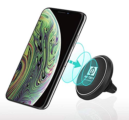 Fast Magnetic Wireless Car Charger Mount and Holder/Qi Enabled/Air-Vent Accessible for iPhone X/8/8 Plus, Samsung Galaxy S8/S7/S7 Edge/Note 8