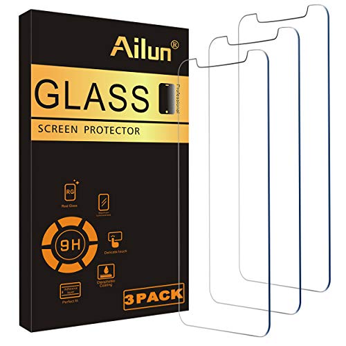 Book Cover Ailun Glass Screen Protector Compatible for iPhone 11/iPhone XR, 6.1 Inch 3 Pack Tempered Glass