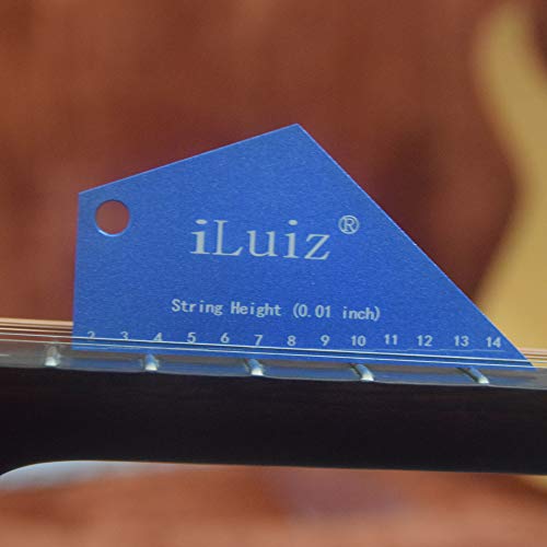 Fret Rocker AND String Height Gauge Professional Forever-direct Guitar Set Up Tool for Electric Bass and Acoustic Guitar Leveling Luthier Tool - iLuiz