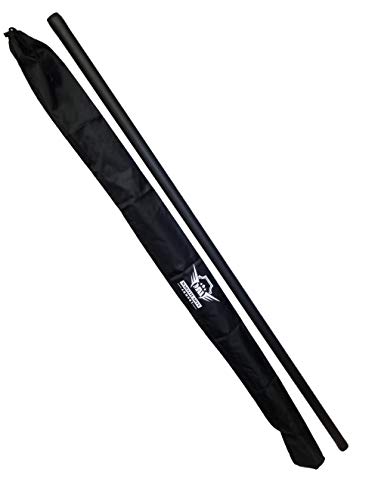 Foam Padded Training Bo Staff with Free Armory Carry Bag Case (Black/Pair, 4 ft.)