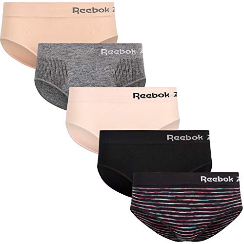 Reebok Womens Seamless Hipster Panties 5-Pack