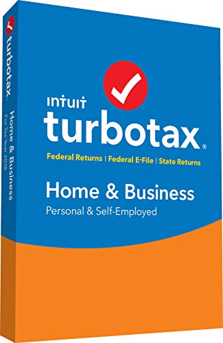 Book Cover TurboTax Home & Business + State 2018 Tax Software [PC/Mac Disc] [Amazon Exclusive]