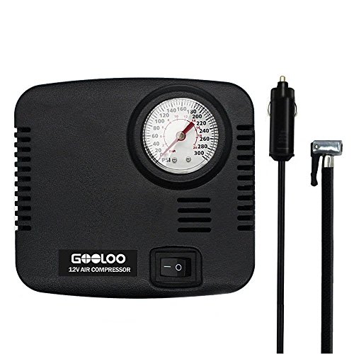 Book Cover GOOLOO DC 12V Portable Air Compressor - 300 PSI Tire Inflator Pump for Car, Bicycle, Motorcycles, Balls and Others