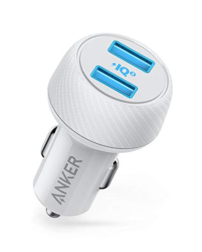 Book Cover Anker Car Charger (Compatible with Quick Charge Devices), 30W Dual USB Car Charger, PowerDrive Speed 2 with PowerIQ 2.0 for Galaxy S8/Edge/Note, iPhone Xs/Max/XR/X/8, iPad Pro/Air 2/Mini, and More