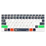 MOSISO Silicone Keyboard Cover Compatible with MacBook Air 13 inch A1466 A1369 2010-2017&Compatible with MacBook Pro 13/15 (with/Without Retina Display, 2015 or Older Version), OS X OSX-M-CC-2, Gray
