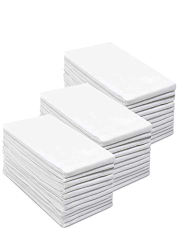 Simpli-Magic Flour Sack Towels, 100% Ringspun Cotton, White, Basic