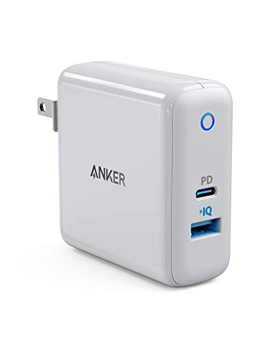 Book Cover USB C Charger, Anker Powerport Speed+ Duo Wall Charger with 30W Power Delivery Port for iPhone Xs/Max/XR/X/8, Ipad Pro 2018/Air 2/Mini, MacBook Pro/Air, Galaxy S10/S9/S8, Pixel, LG, Nexus, and More