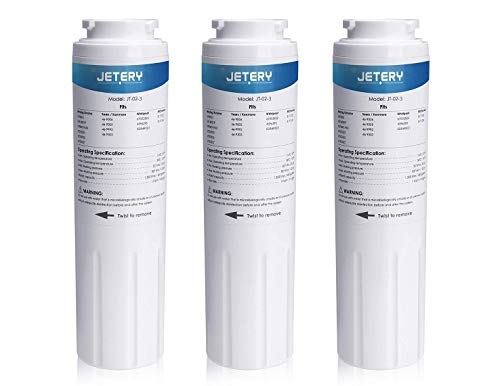 Book Cover JETERY UKF8001 Replacement Refrigerator Water Filter, Compatible with Maytag UKF8001AXX UKF-8001P, 4396395 469006, EDR4RXD1, Kenmore 469006, 3 Pack