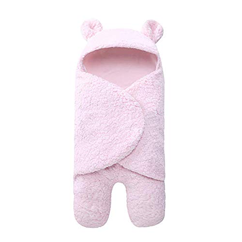 Tronet Newborn Baby Toddler Sleeping Bag Swaddle+Hat Soft Blanket Kids Sleeping Bag Stroller Wrap (Multicolor)