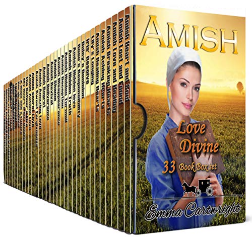 Book Cover Amish Love Divine Boxset: Bumper Amish Romance  - 33 Book Box Set