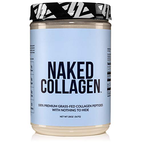 Book Cover Naked Collagen - Collagen Peptides Protein Powder, 60 Servings Pasture-Raised, Grass-Fed Hydrolyzed Collagen Supplement | Paleo Friendly, Non-GMO, Keto, Gluten Free | Unflavored 20oz